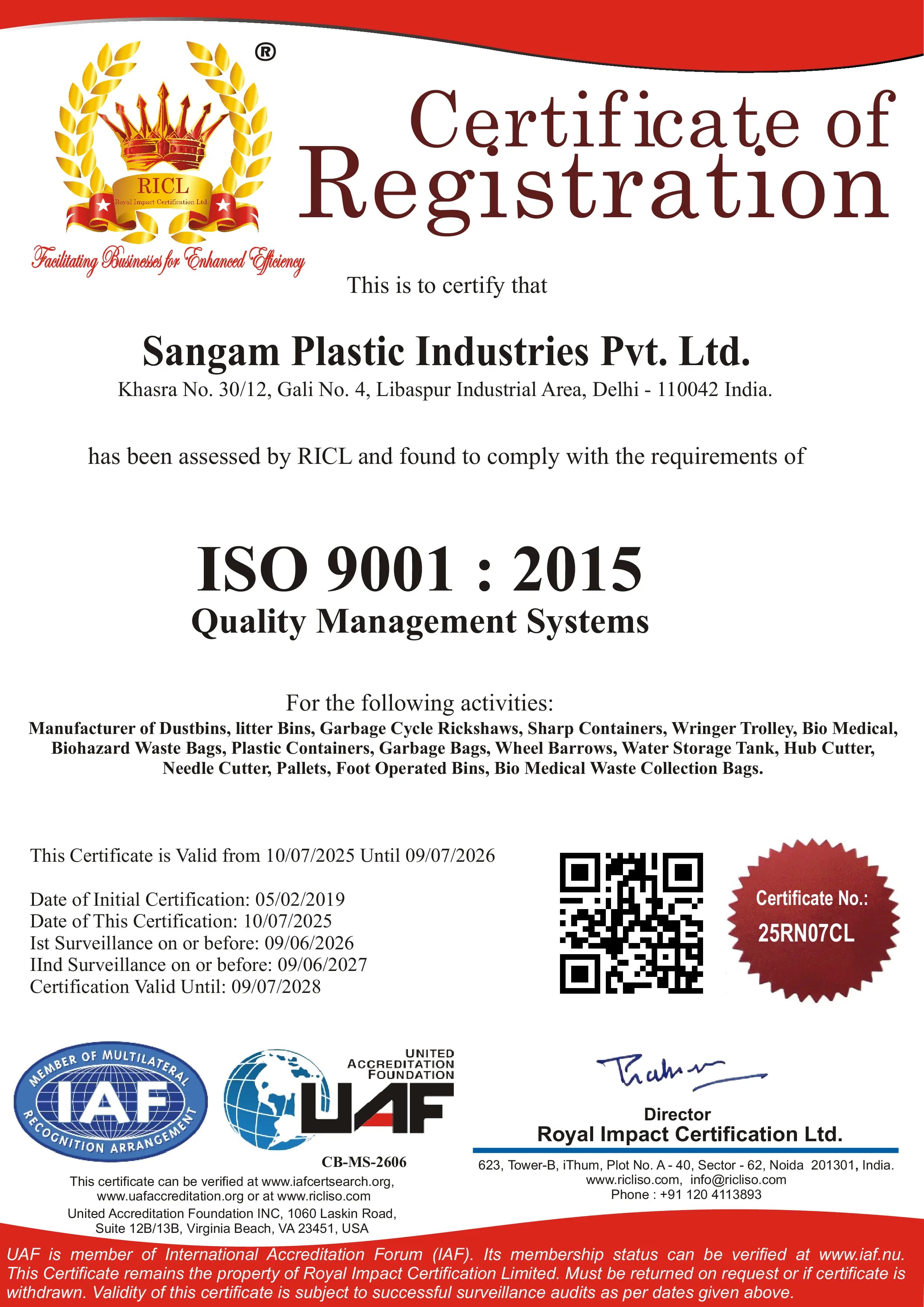 Certificate 2