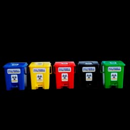 10L HDPE Pedal Dustbin Home Use