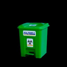 40L Plastic Pedal Dustbin Open Lid