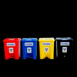 40L Plastic Pedal Dustbin Office Use
