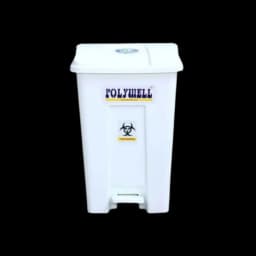 20L Bio Bin White Front View