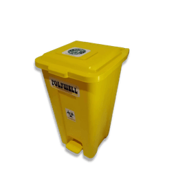 65L PP Pedal Bio Bin Hospital Use