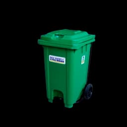80L PP Central Wheeled Pedal Bio Bin Hospital Use