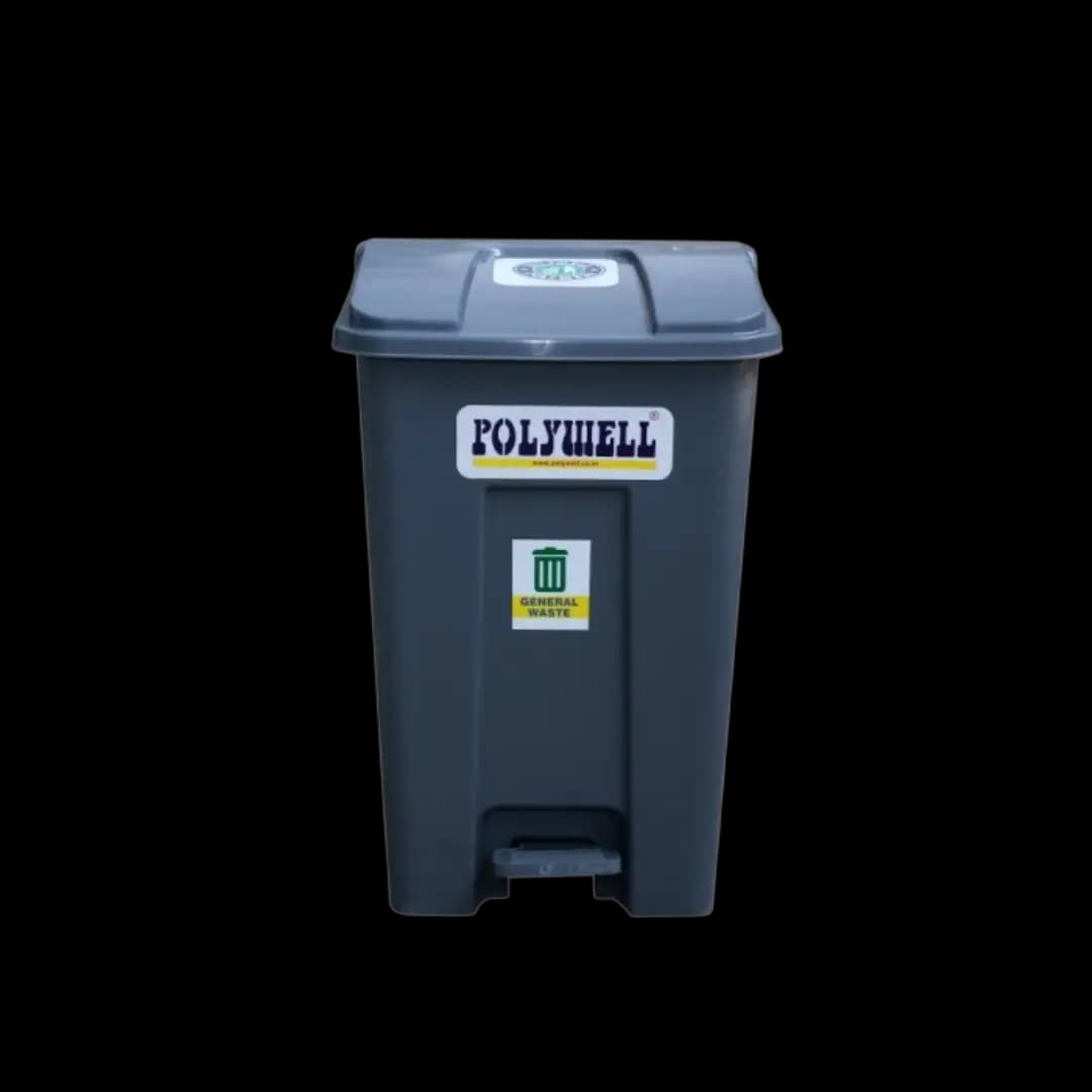 90L Plastic Pedal Dustbin Front View