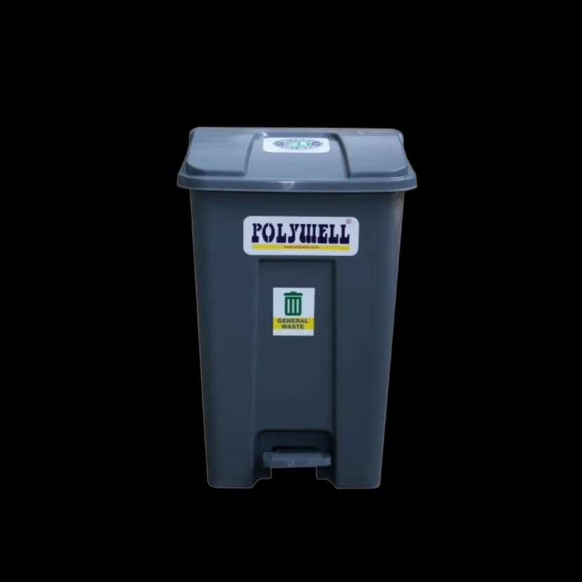 90L Plastic Pedal Dustbin Front View