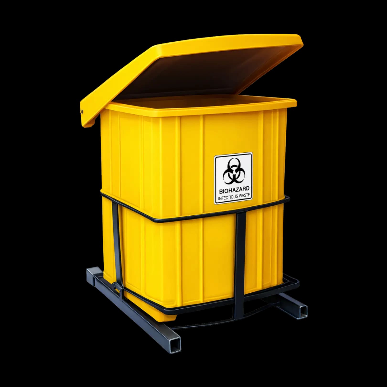  Polywell Bio Medical Waste Bin Front View