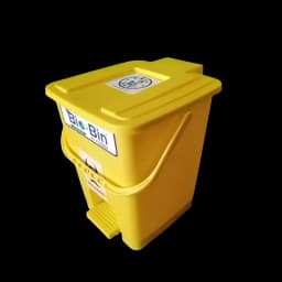 10L PP Pedal Bio Bin Side View