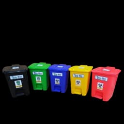 20L PP Pedal Bio Bin Top View