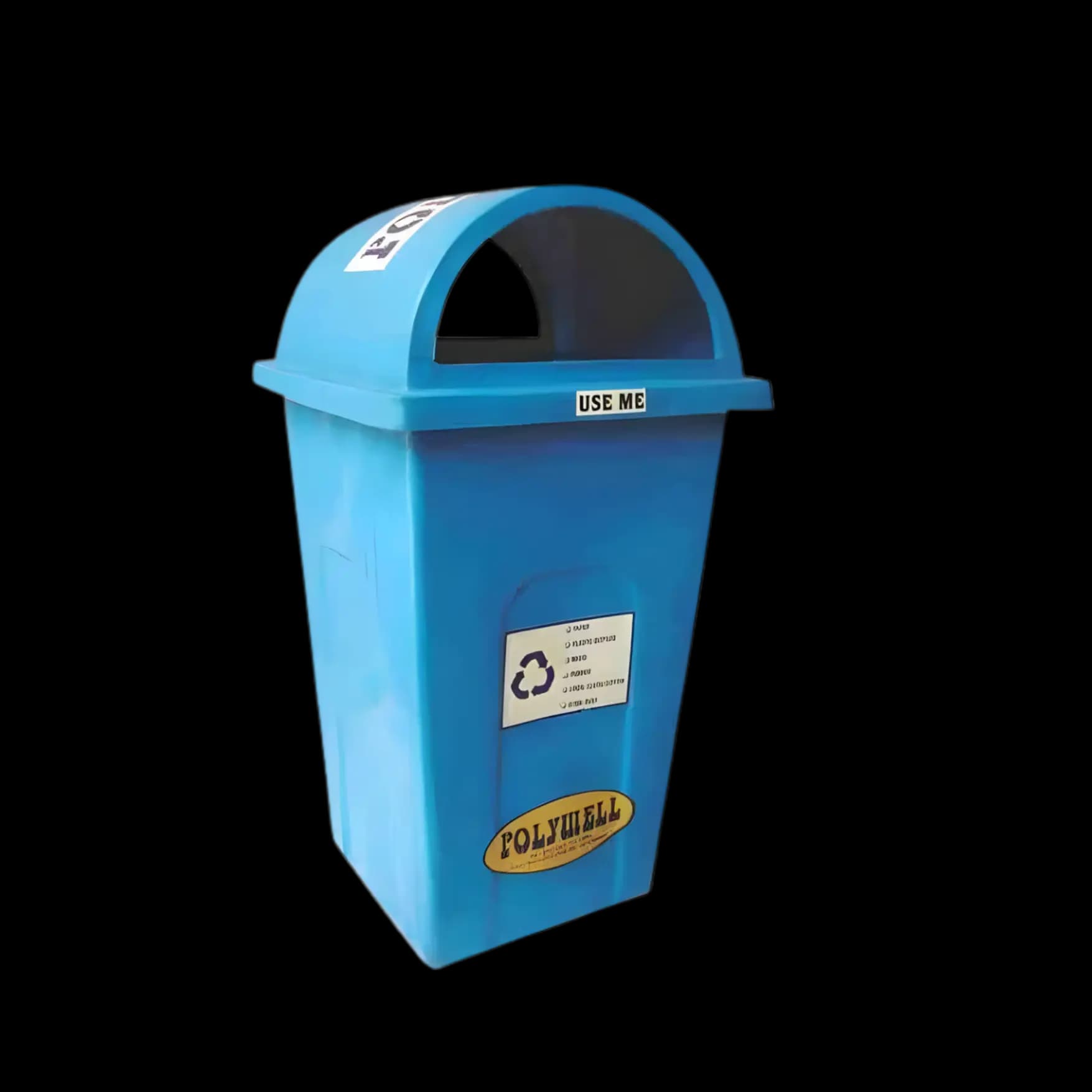 110L Litter Bin Roto Front View