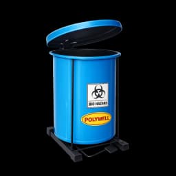 10L Biomedical Waste Bin Front View