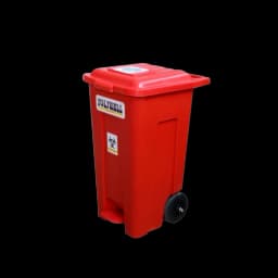 240L Hospitals Wheeled Bin Front View