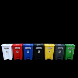 50L PW50P Pedal Dustbin Front View