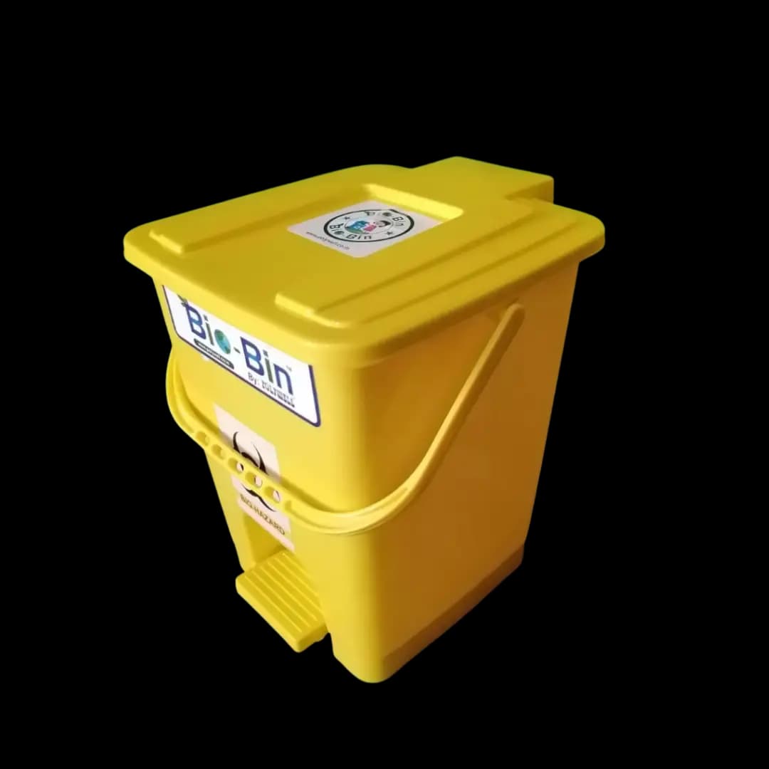 10L Pedal Bio Bin 10L PP Pedal Bio Bin Side View