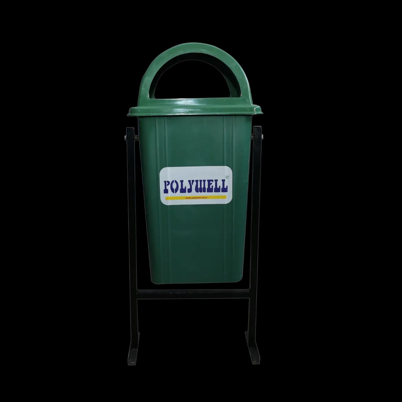 110L Plastic Litter Bins 100L Public Litter Bin Front View