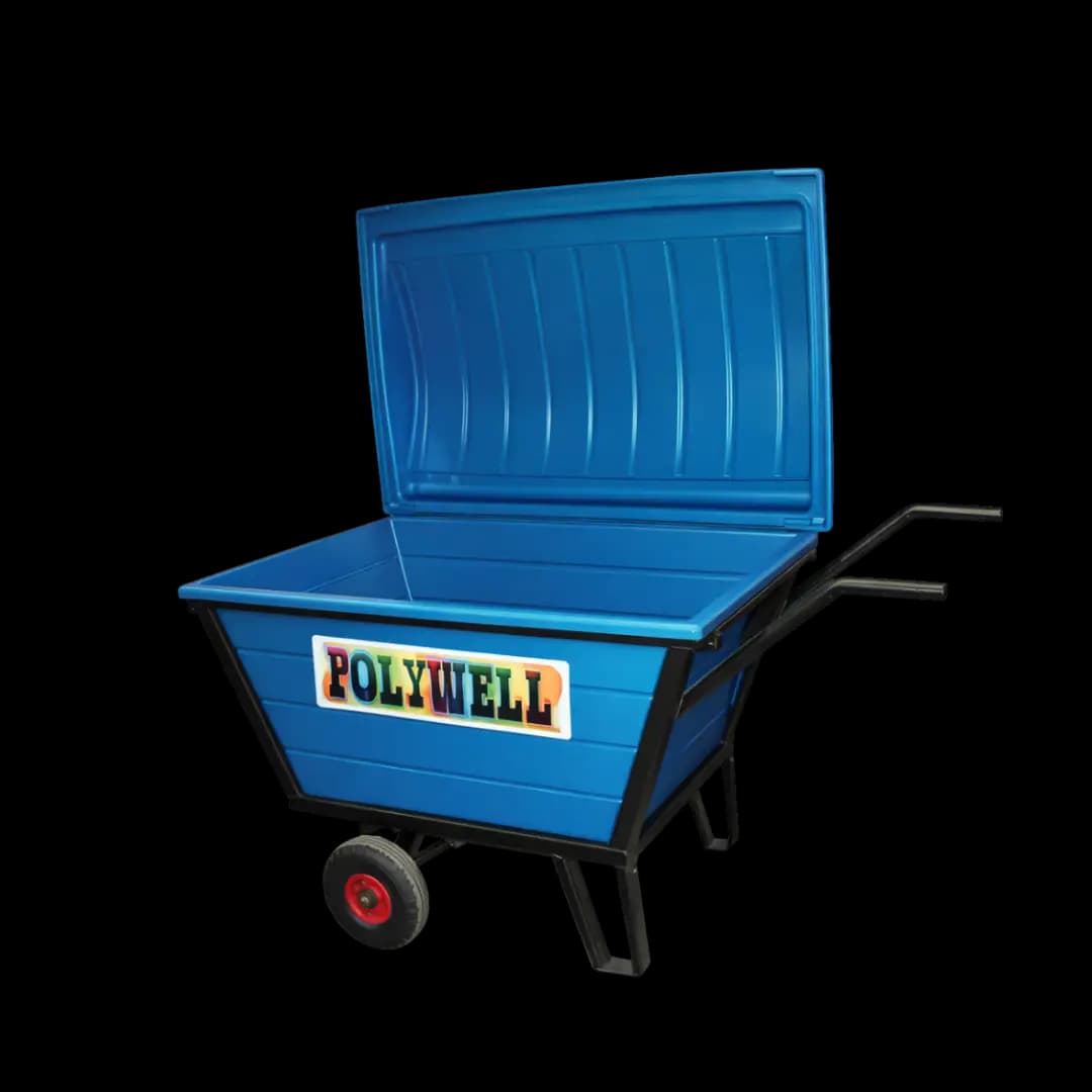 Polywell Wheelbarrows (Roto) Polywell Roto Wheelbarrow Heavy Duty Plastic Wheelbarrow