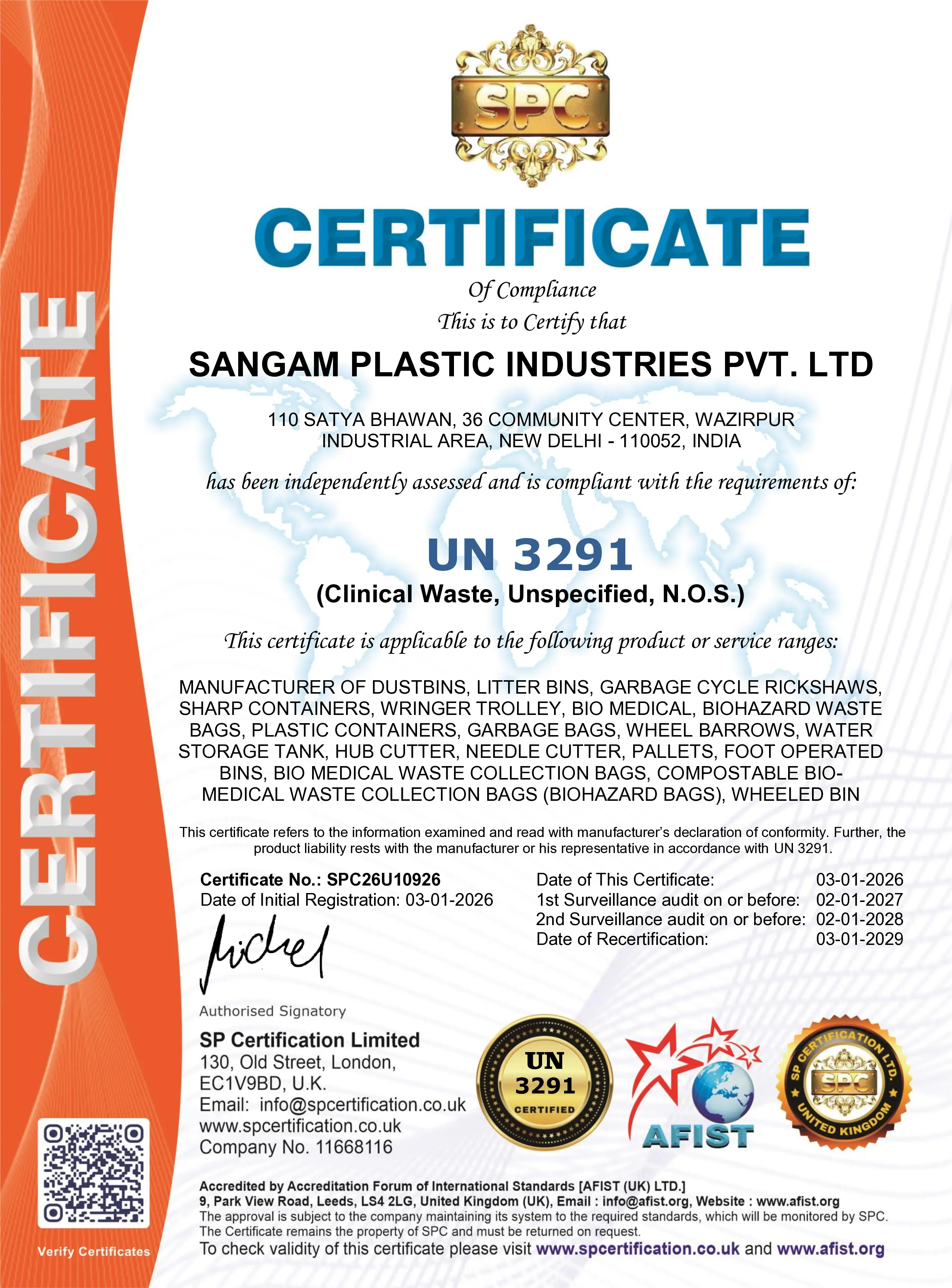 Certificate 11