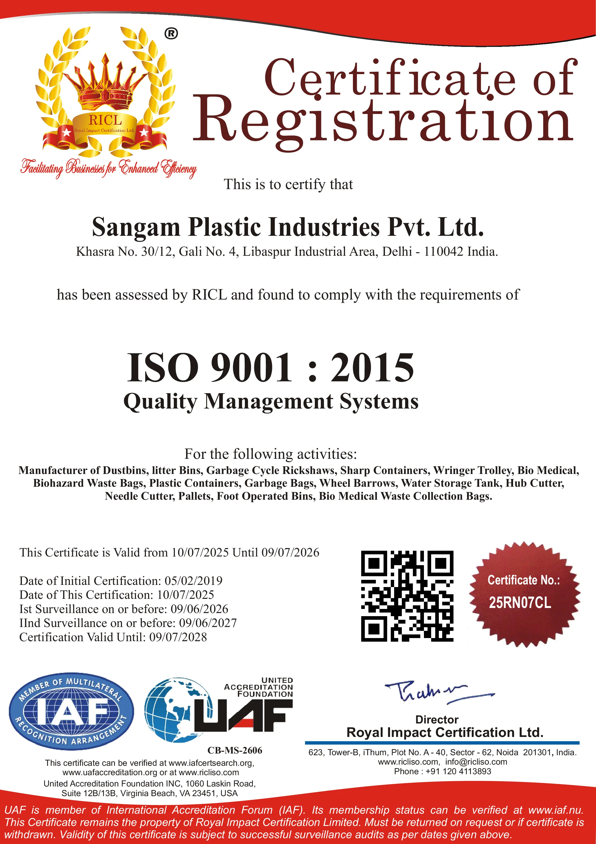 Certificate 2